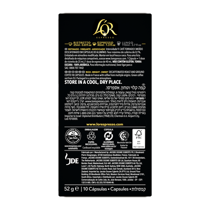 L'OR Ristretto Espresso Capsules
